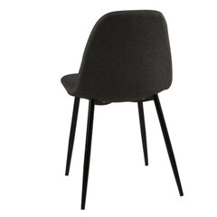 Комплект из 4-х стульев Wilma, темно-серый цена и информация | Стулья для кухни и столовой | 220.lv
