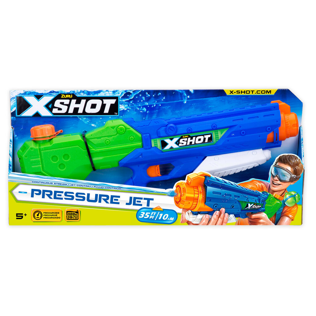 Ūdens pistole Shot X-Shot Pressure Jet, 56100 цена и информация | Ūdens, smilšu un pludmales rotaļlietas | 220.lv