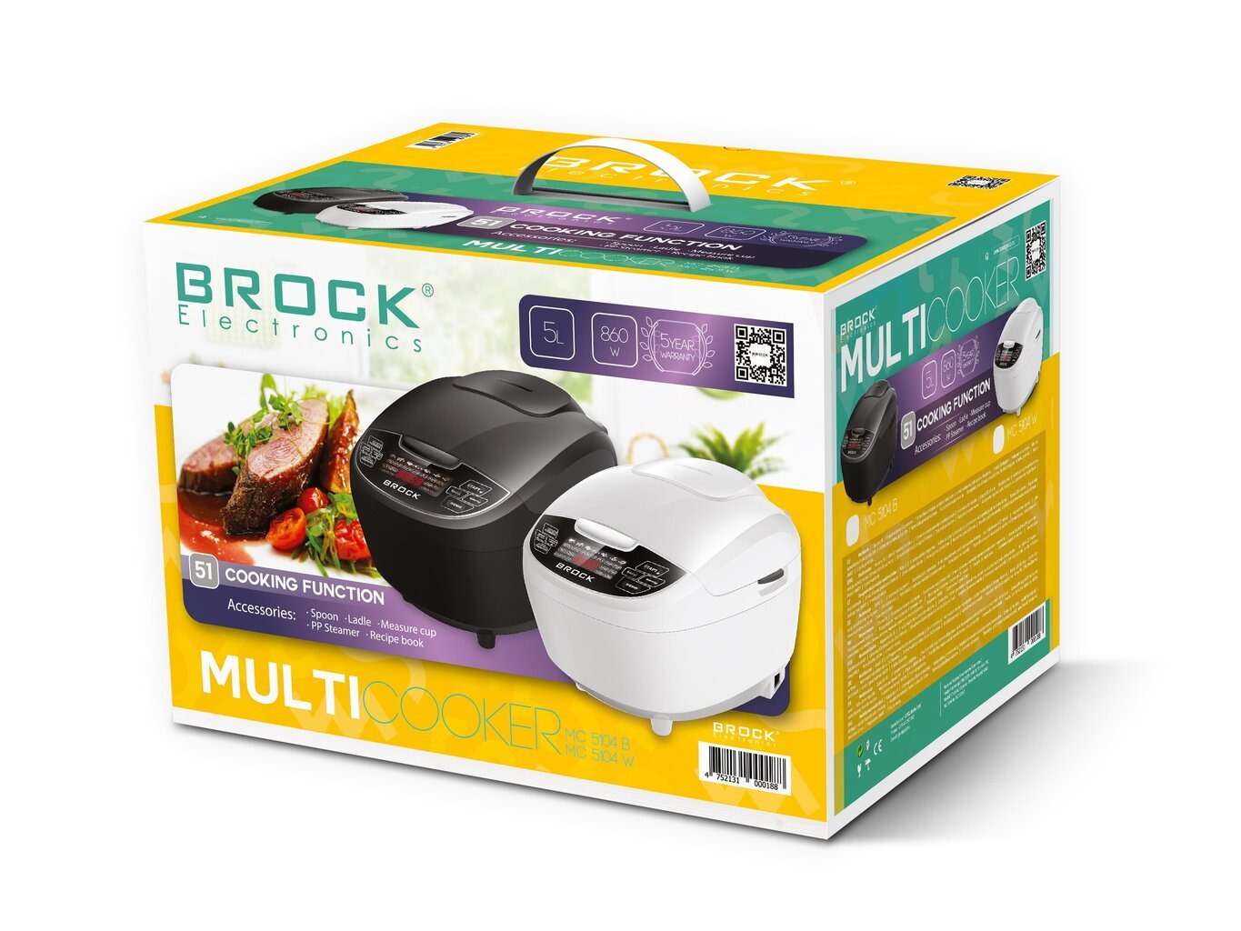 Brock MC 5104 W cena un informācija | Multivārāmie katli | 220.lv