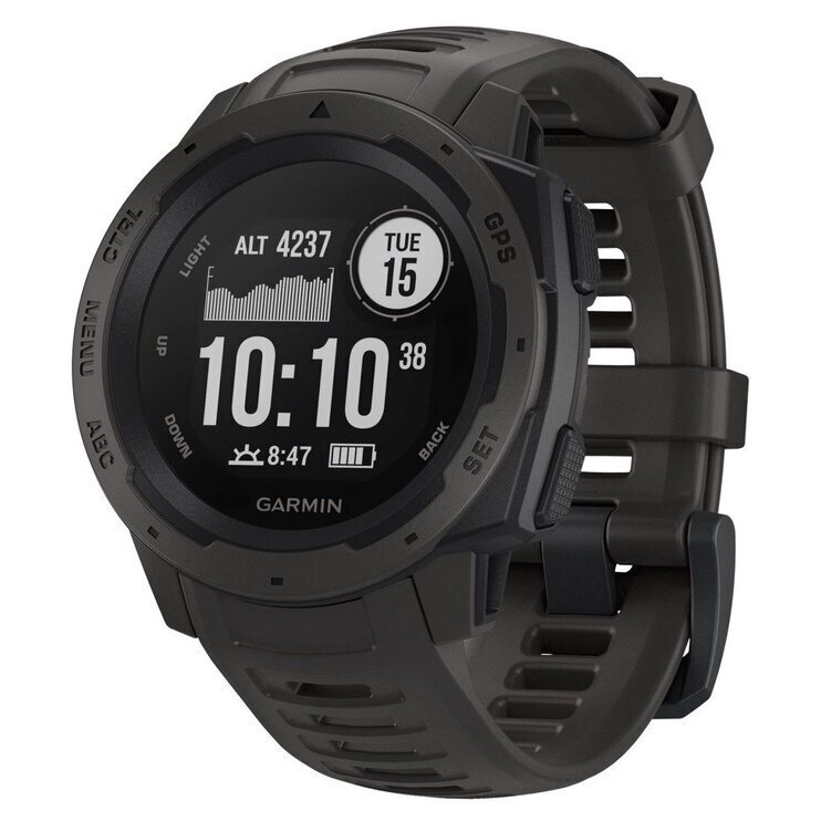 Garmin Instinct® Graphite цена и информация | Viedpulksteņi (smartwatch) | 220.lv