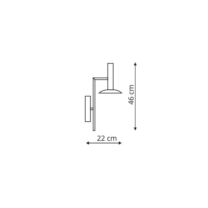 Light Prestige sienas lampa Hat цена и информация | Sienas lampas | 220.lv