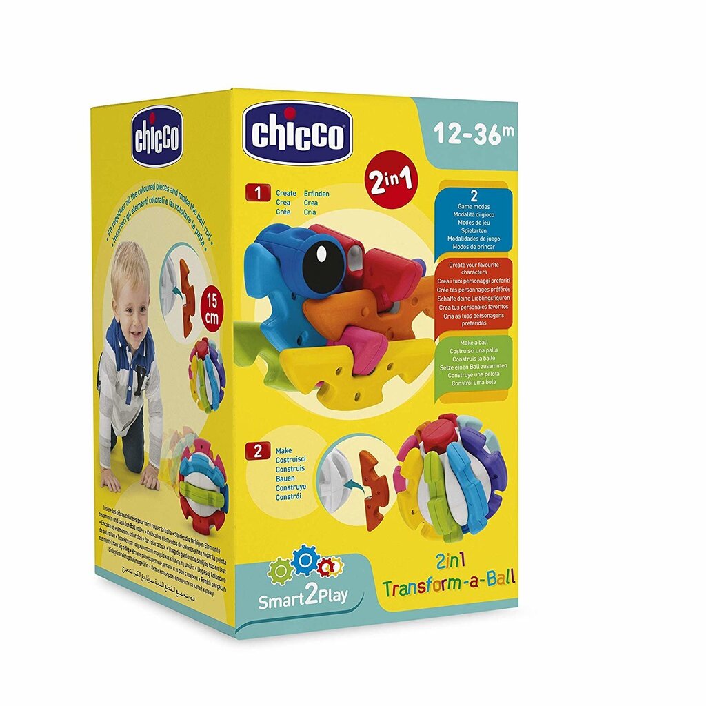 Chicco Transformējamā bumba, 10 d. cena un informācija | Rotaļlietas zīdaiņiem | 220.lv
