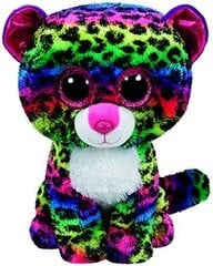 Plīša rotaļlieta Ty Beanie Boos DOTTY krāsains leopards, 23 cm, 37074 cena un informācija | Mīkstās (plīša) rotaļlietas | 220.lv