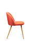 4-krēslu komplekts VK-09, sarkans/brūns cena un informācija | Virtuves un ēdamistabas krēsli | 220.lv