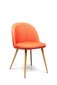 4-krēslu komplekts VK-09, sarkans/brūns cena un informācija | Virtuves un ēdamistabas krēsli | 220.lv