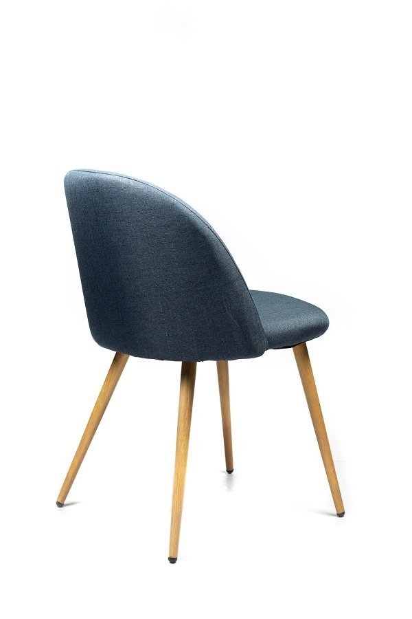 4-u krēslu komplekts VK-09, zils/brūns cena un informācija | Virtuves un ēdamistabas krēsli | 220.lv