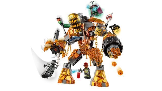 76128 LEGO® Super Heroes Molten Man cīņa цена и информация | Konstruktori | 220.lv