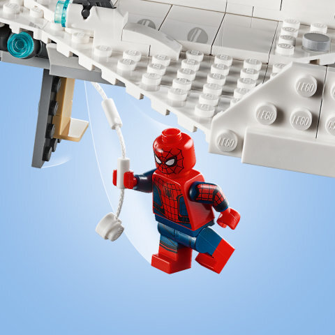 76130 LEGO® Super Heroes Starko lidmašīnu un dronu uzbrukums cena un informācija | Konstruktori | 220.lv