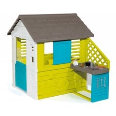 Bērnu rotaļu namiņš ar virtuvi Smoby Pretty Playhouse + Summer Kitchen цена и информация | Детские игровые домики | 220.lv