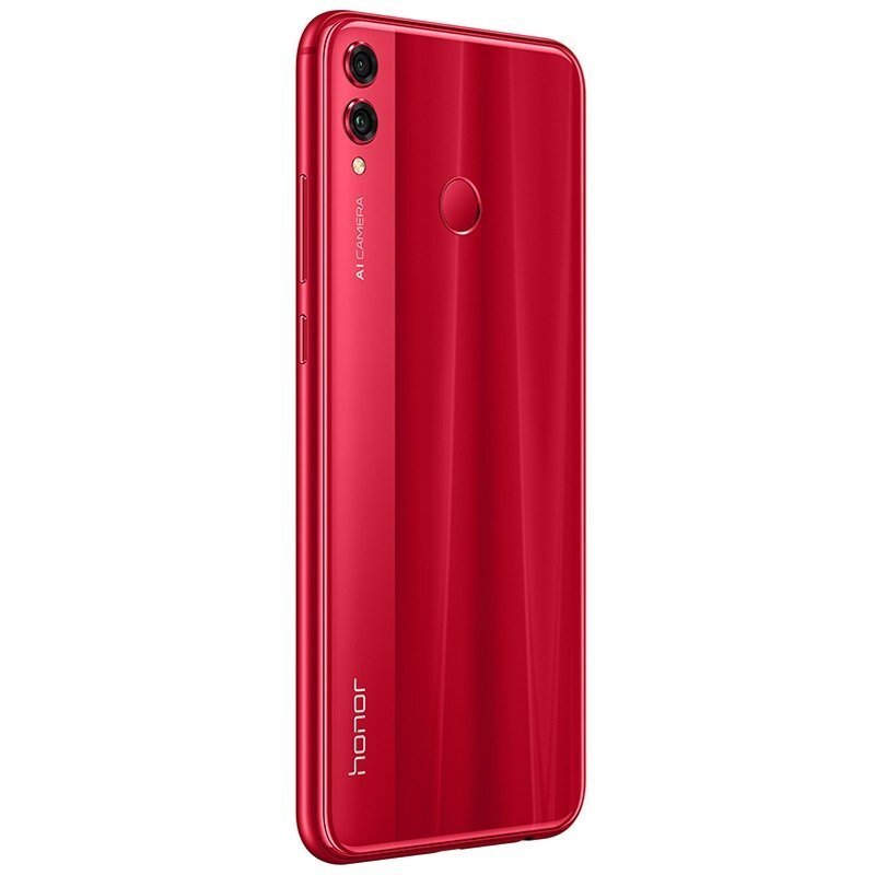 Honor 8X, Dual SIM 64GB, Sarkans cena un informācija | Mobilie telefoni | 220.lv