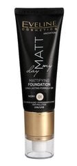 Matēts grima pamats Eveline Cosmetics Matt My Day 40 ml, 01 Ivory, 01 Ivory cena un informācija | Grima bāzes, tonālie krēmi, pūderi | 220.lv