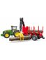 Traktors ar iekraušanas piekabi BRUDER John Deere 7930, 3054 cena un informācija | Rotaļlietas zēniem | 220.lv