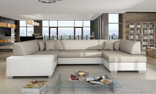 Мягкий угловой диван Havana, белый/светло-коричневый цена и информация | Угловые диваны | 220.lv