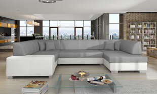 Мягкий угловой диван Havana, светло-серый/белый цена и информация | Угловые диваны | 220.lv