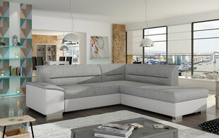 Мягкий угловой диван NORE Verso, светло-серый/белый цена и информация | Угловые диваны | 220.lv