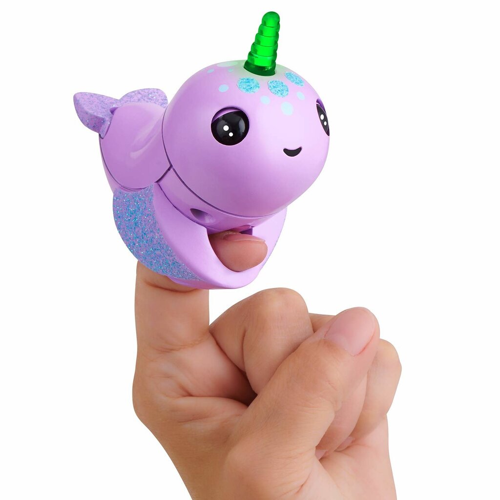 Interaktīva rotaļlieta Banginis Fingerlings Nelly, 3696, violeta cena un informācija | Rotaļlietas meitenēm | 220.lv