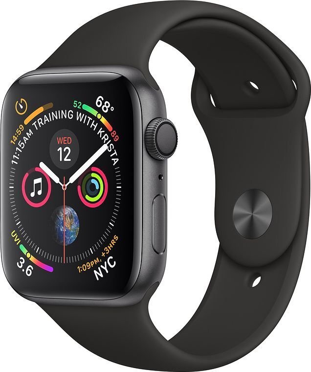 Apple Watch Series 4, GPS, 44mm, Pelēks цена и информация | Viedpulksteņi (smartwatch) | 220.lv