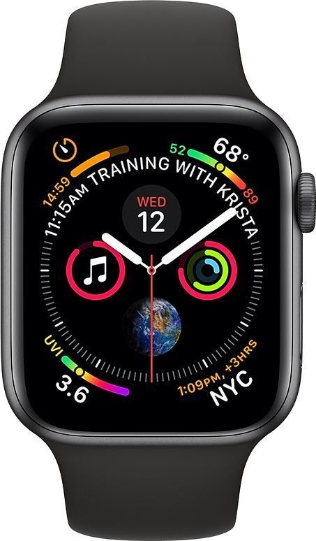 Apple Watch Series 4, GPS, 44mm, Pelēks cena un informācija | Viedpulksteņi (smartwatch) | 220.lv