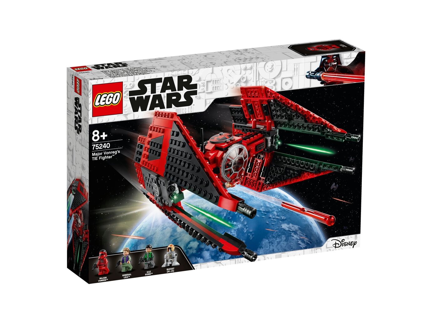 75240 LEGO® Star Wars Majoro Vonrego TIE Fighter цена и информация | Konstruktori | 220.lv