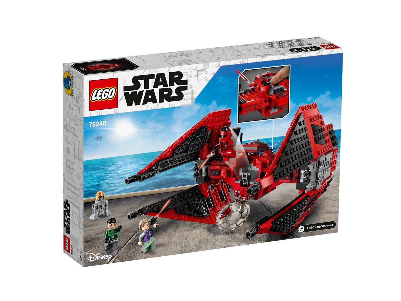 75240 LEGO® Star Wars Majoro Vonrego TIE Fighter cena un informācija | Konstruktori | 220.lv