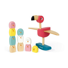 Koka balansēšanas spēle "Flamingo" Janod цена и информация | Развивающие игрушки | 220.lv