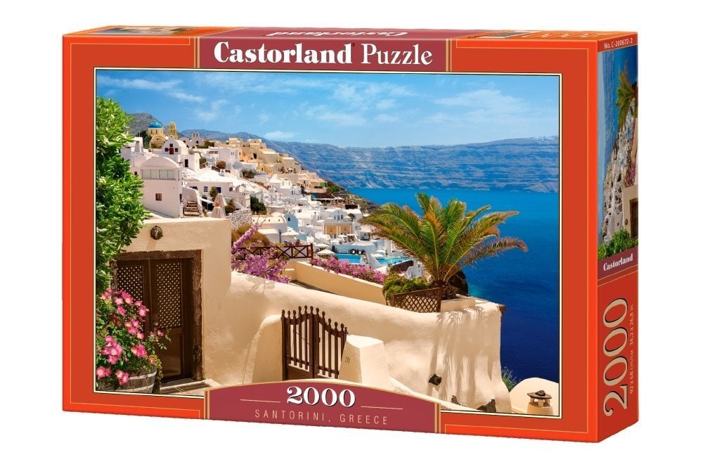 Castorland puzle Santorini, Greece, 2000 detaļu цена и информация | Puzles, 3D puzles | 220.lv