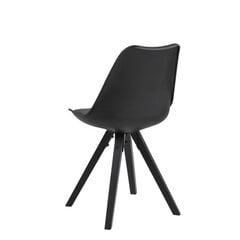 Комплект из 2-х стульев Dima O, черный цена и информация | Стулья для кухни и столовой | 220.lv