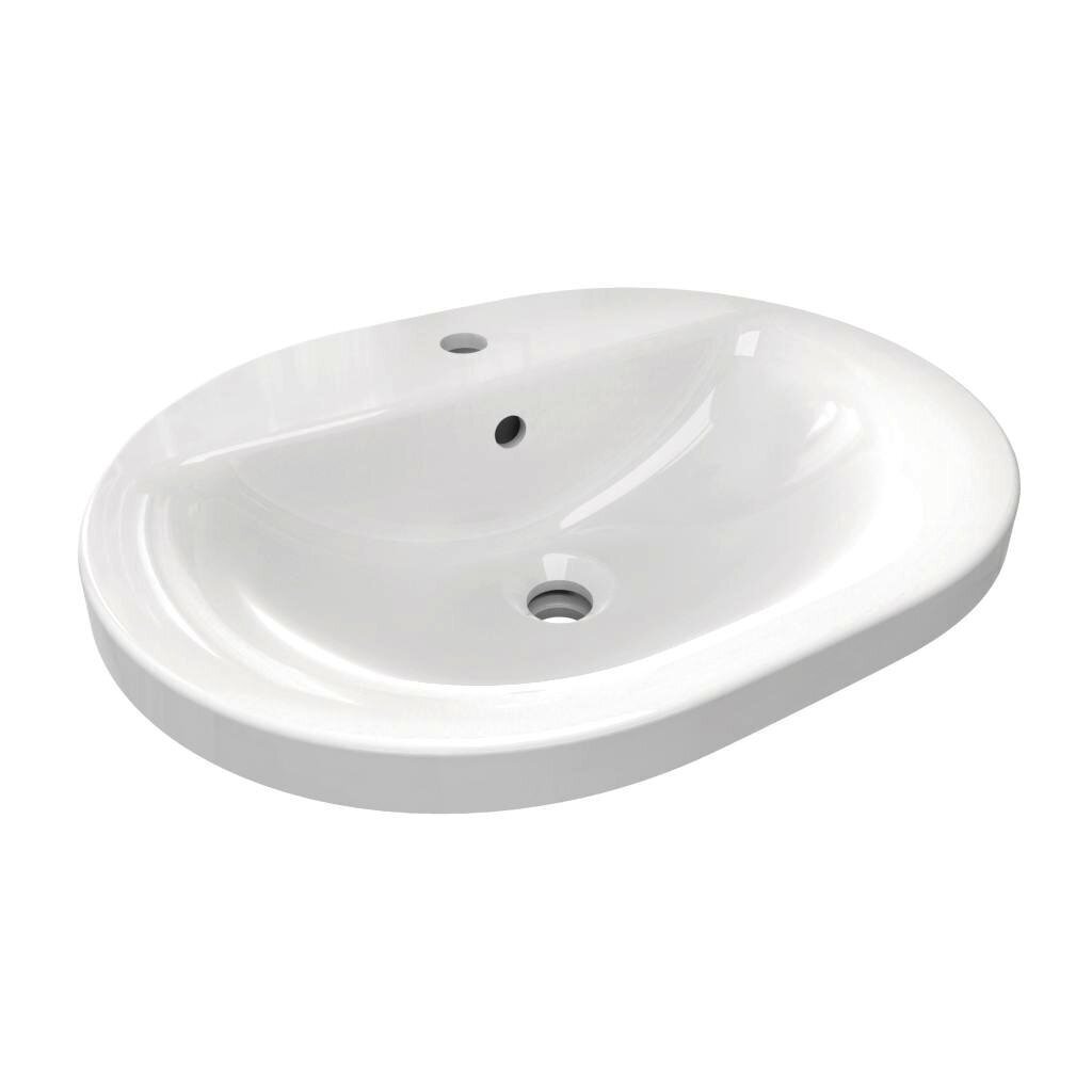 Padziļinājuma izlietne Ideal Standard Connect Oval 55x43 cm, balta. E503901 цена и информация | Izlietnes | 220.lv