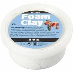 Шариковый моделин Foam Clay белый, глянцевый, 35 г цена и информация | Принадлежности для рисования, лепки | 220.lv