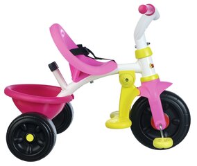 Толкаемый трехколесный велосипед Smoby Be Fun Pink цена и информация | Трехколесные велосипеды | 220.lv