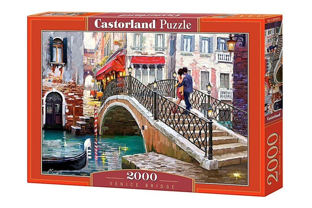 Castorland puzle Venice Bridge, 2000 detaļu cena un informācija | Puzles, 3D puzles | 220.lv