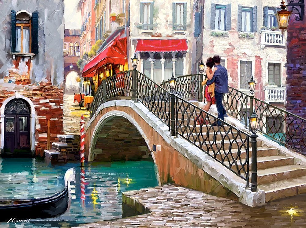 Castorland puzle Venice Bridge, 2000 detaļu цена и информация | Puzles, 3D puzles | 220.lv