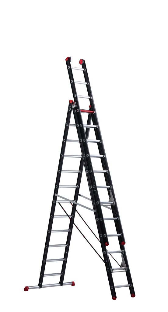 Kāpnes ALTREX Mounter professional, 3x10 pakāpienu цена и информация | Saliekamās kāpnes, celtniecības sastatnes | 220.lv