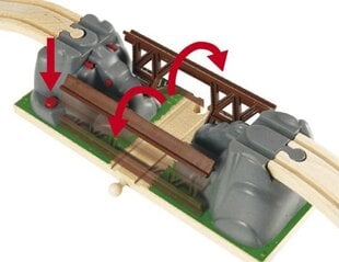 Saliekamais tilts Brio Railway, 33391000 цена и информация | Игрушки для мальчиков | 220.lv