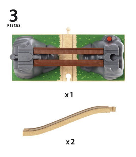 Saliekamais tilts Brio Railway, 33391000 цена и информация | Rotaļlietas zēniem | 220.lv