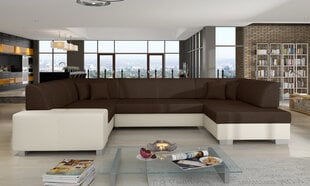 Мягкий угловой диван Havana, коричневый/кремовый цена и информация | Угловые диваны | 220.lv