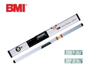 Digitālais līmeņrādis BMI Incli Tronic plus, 60 cm cena un informācija | Rokas instrumenti | 220.lv