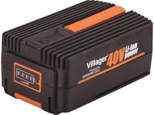Akumulators Villager Villy zāles pļāvējam, 40V, 4Ah cena un informācija | Dārza tehnikas rezerves daļas | 220.lv