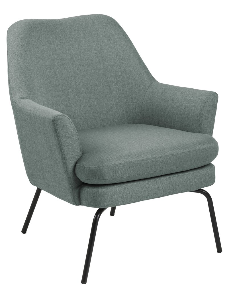 Krēsls Chisa, zaļš/melns cena un informācija | Atpūtas krēsli | 220.lv