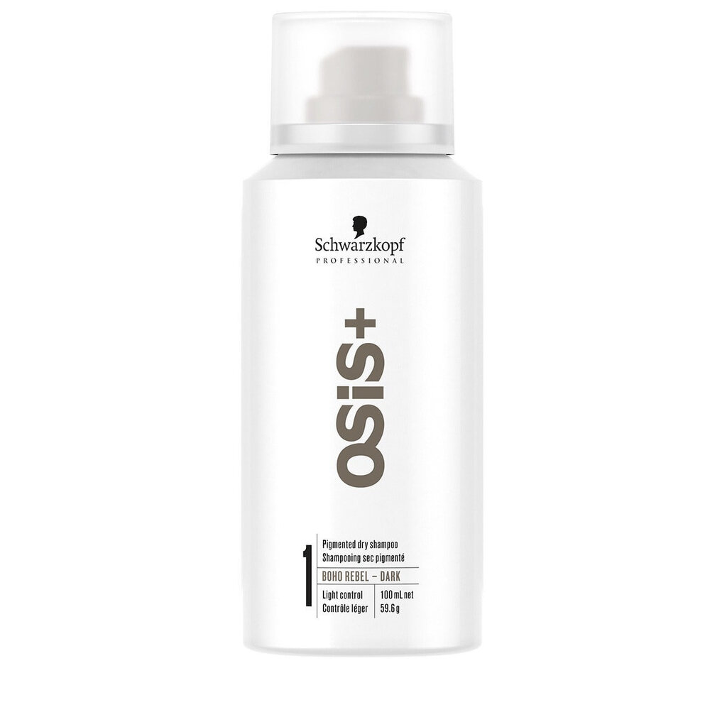 Apjomu palielinošs sausais šampūns Schwarzkopf Professional Osis+ Boho Rebel Dark 100 ml cena un informācija | Šampūni | 220.lv