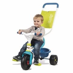 Толкаемый трехколесный велосипед Smoby Be Fun Blue Comfort цена и информация | Трехколесные велосипеды | 220.lv