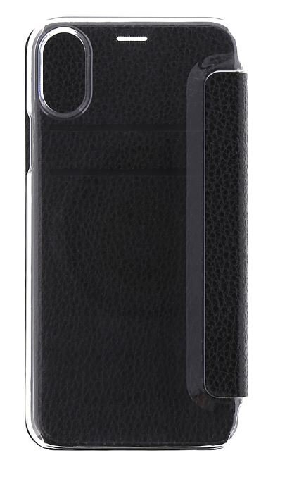 Guess Iridescent Book Case black for Iphone X (GUFLBKPXIGLTBK) cena un informācija | Telefonu vāciņi, maciņi | 220.lv