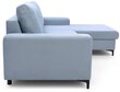 Stūra dīvāns Avra, zils cena un informācija | Stūra dīvāni | 220.lv