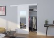 Durvju nišas ar spoguli Nela 90, baltas cena un informācija | Skapji | 220.lv
