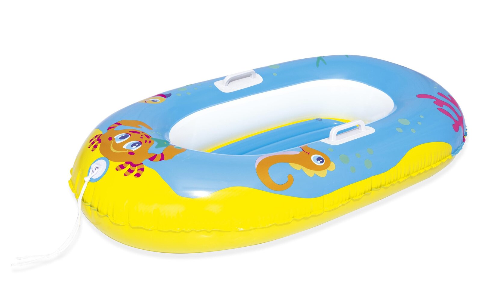 Piepūšamā laiva bērniem Bestway Happy Crustacean, 119x79 cm цена и информация | Piepūšamās rotaļlietas un pludmales preces | 220.lv