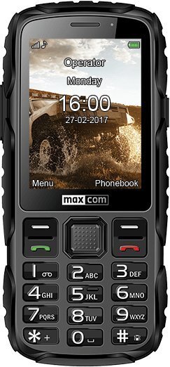 MaxCom MM920 Strong (ENG), Black цена и информация | Mobilie telefoni | 220.lv