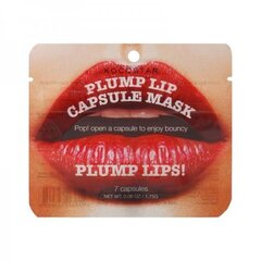 Маска-ампула для пухлых губ Kocostar Plump Lip Capsule 7 x 0.15 г цена и информация | Помады, бальзамы, блеск для губ | 220.lv