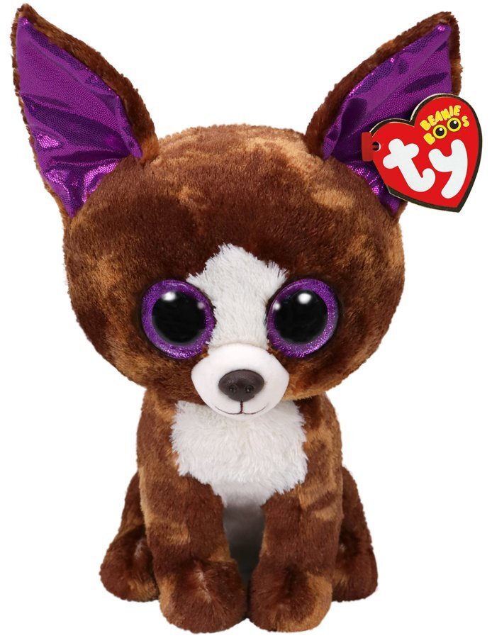 Plīša rotaļlieta TY Beanie Boos DEXTER suns čivava, 23 cm, 37259 цена и информация | Mīkstās (plīša) rotaļlietas | 220.lv