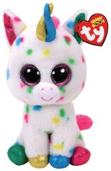 Плюшевая игрушка TY Beanie Boos HARMONIE - цветной единорог, 15 см, 36898 цена и информация | TY Товары для детей и младенцев | 220.lv