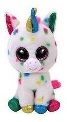 Плюшевая игрушка TY Beanie Boos HARMONIE красочный единорог, 23 см, 37266 цена и информация | Мягкие игрушки | 220.lv